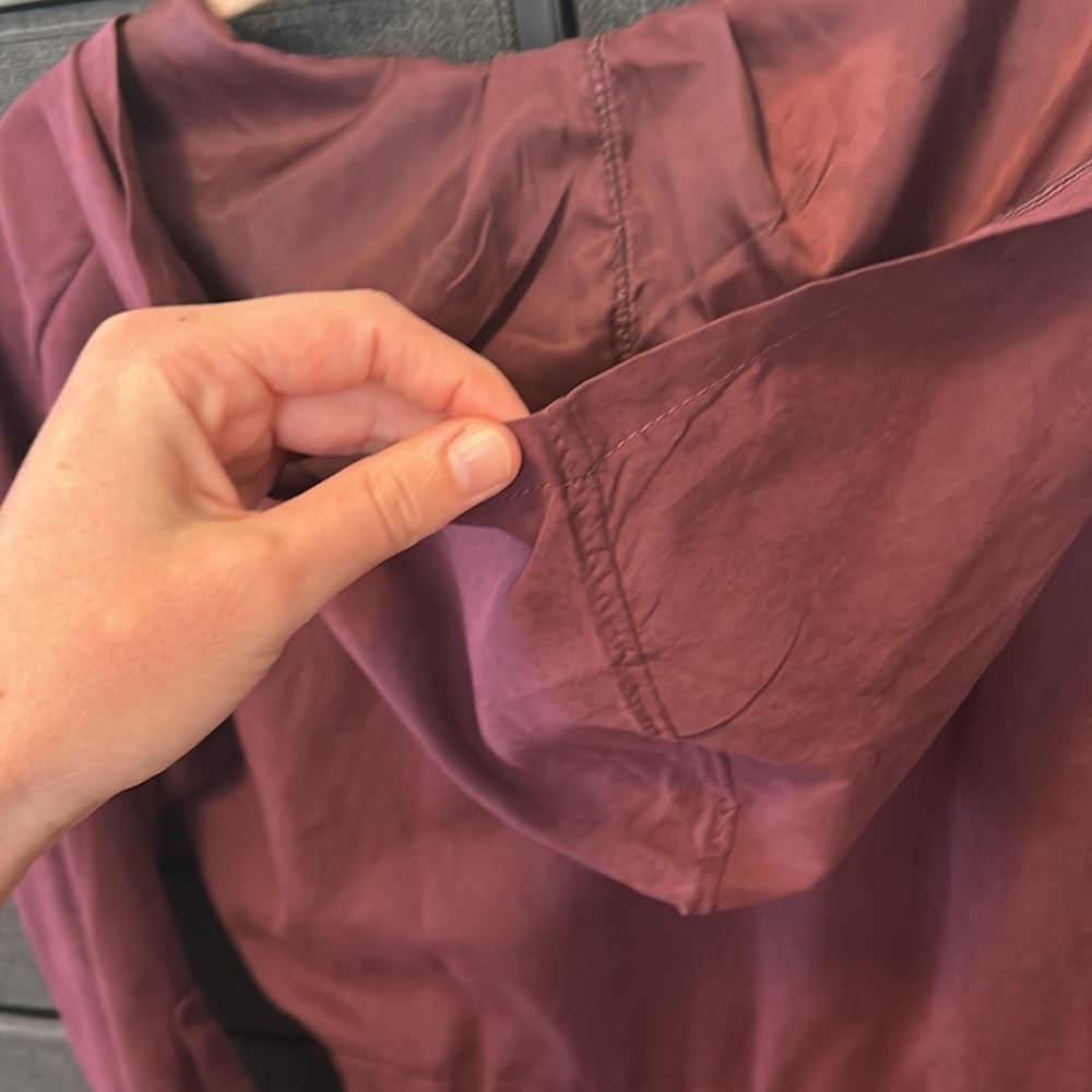 🌷3 items for $30🌷 ▪️ SHEIN ▪️ Burgundy Lightweight Jacket - Picture 11 of 12